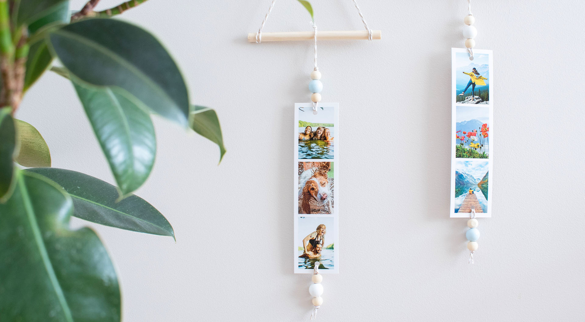 Photo booth-fotoremsor som väggdekorationer