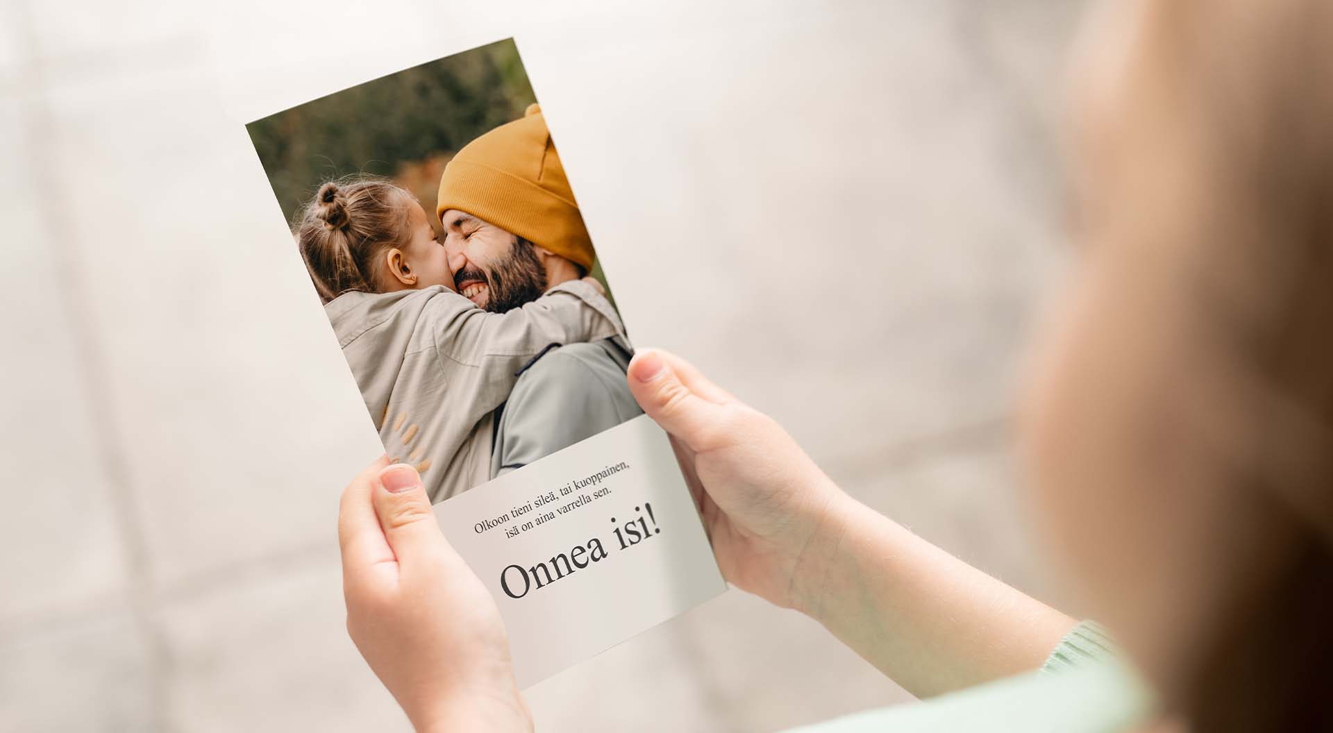 Persoonallinen isänpäiväkortti
