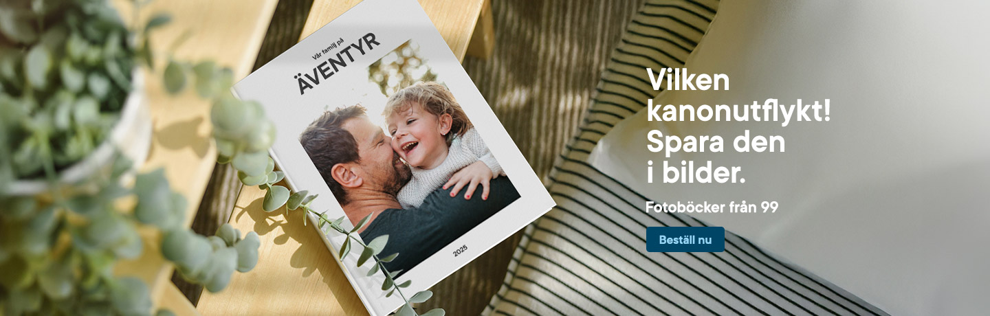 Fotoböcker från 99 kr