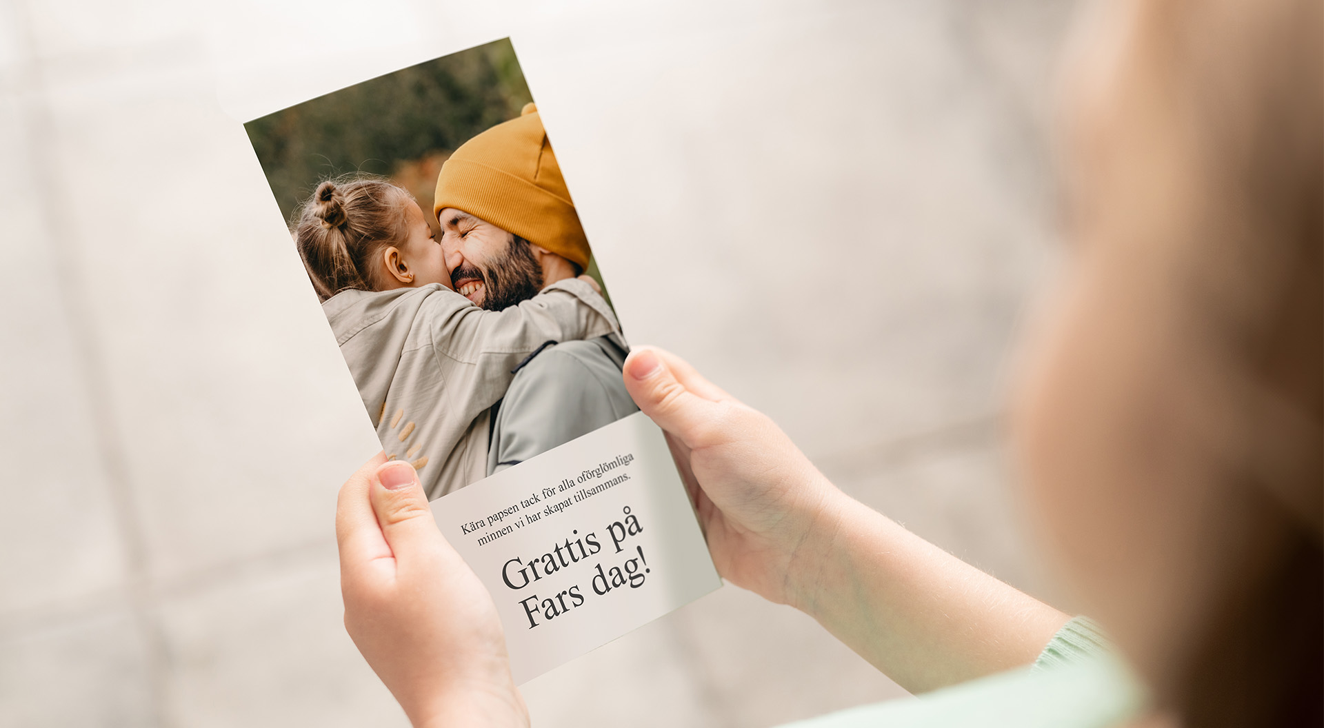 Personligt farsdagskort
