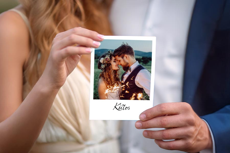 Häiden kiitoskortti on kaunis muisto tärkeästä päivästä 