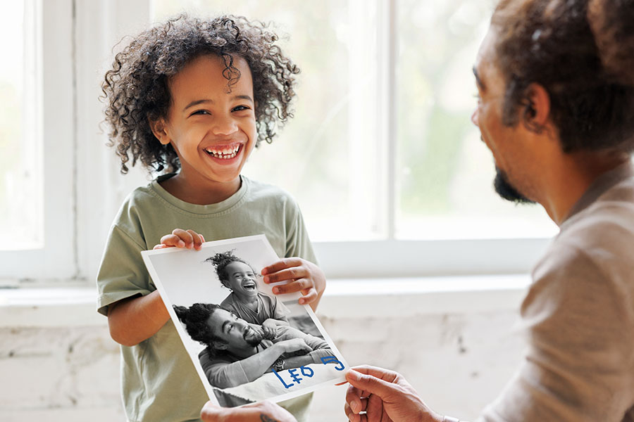 Farsdagskort - en varm gest som lever kvar i minnet 