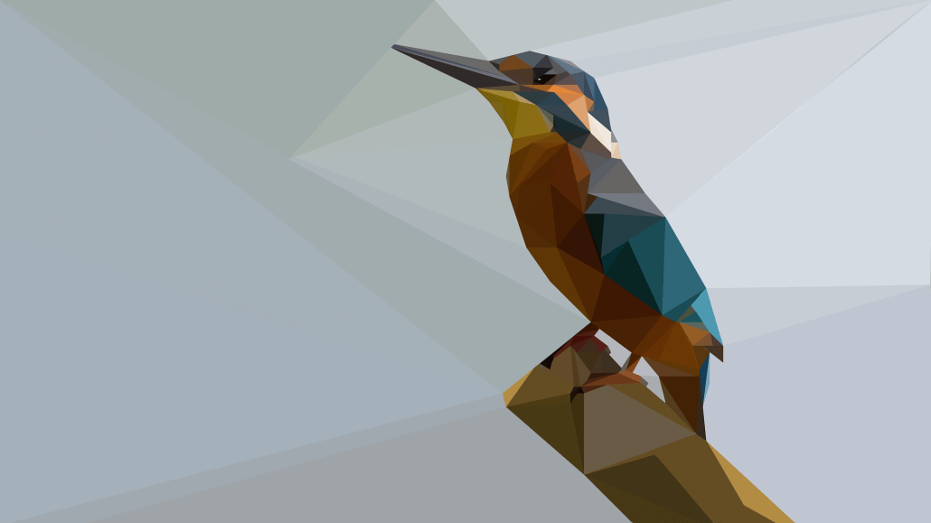 eisvogel-low-poly-lowpoly-zeichnung-1030x579 Grafikdesign Trend: Low Poly Artwork