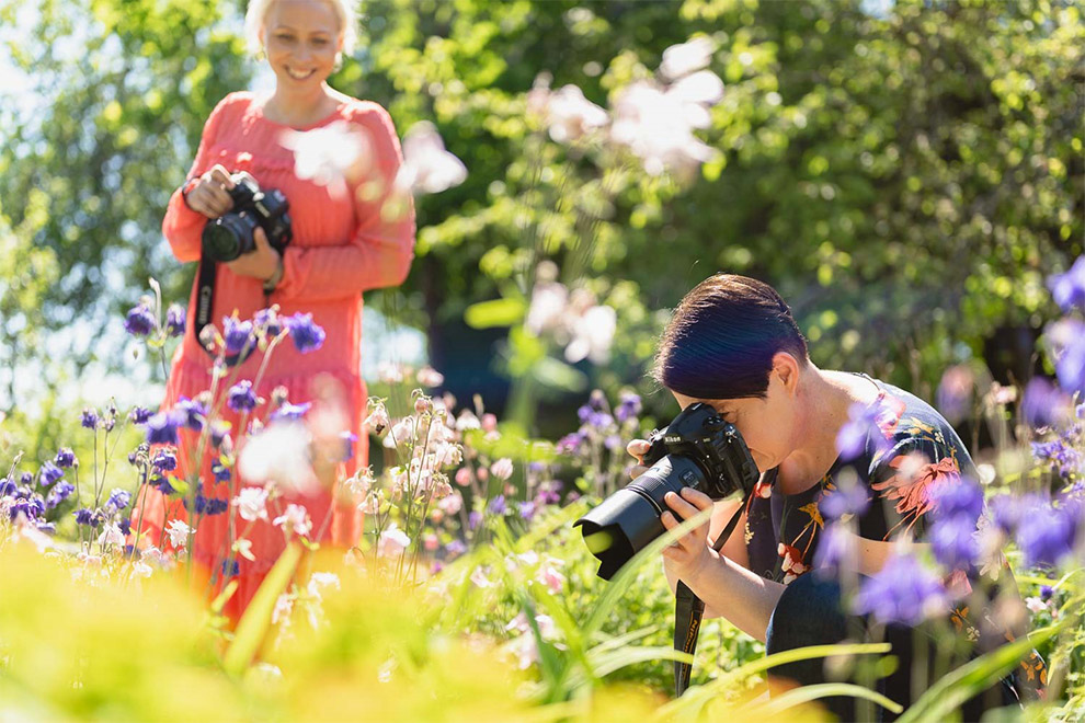 Puutarha on kuvaajan aarreaitta!