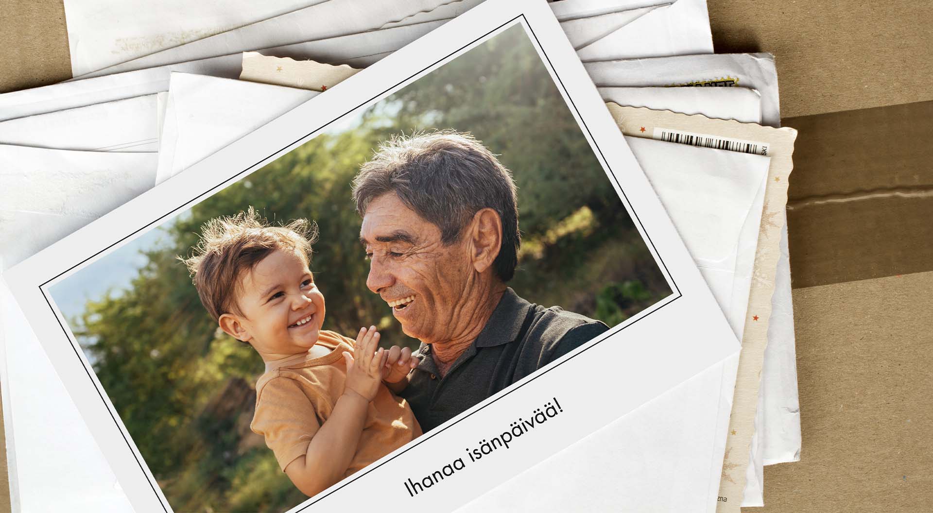 Isänpäiväkortti vaarille