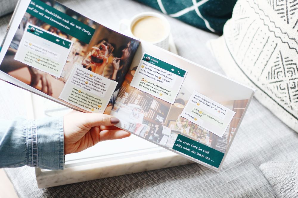 Titelbild Chatverlauf als Fotobuch – das einmalige Valentinstagsgeschenk