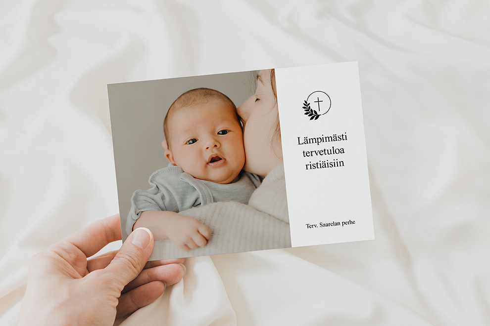 Ett babykort – ett underbart sätt att berätta om graviditeten och bjuda in till dopet