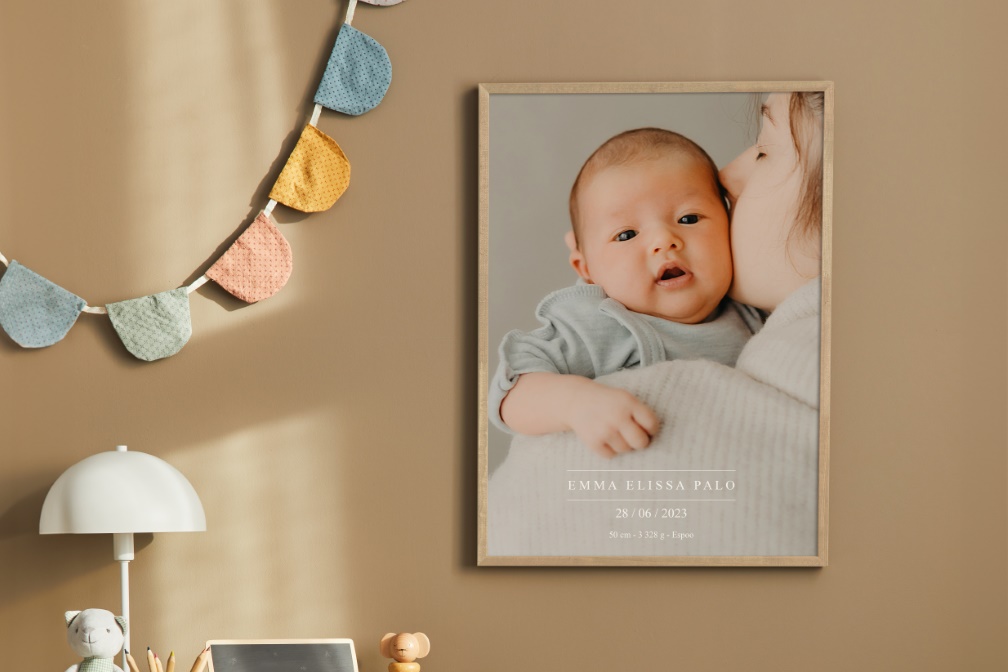1header Süsse Geburtsposter personalisiert gestalten