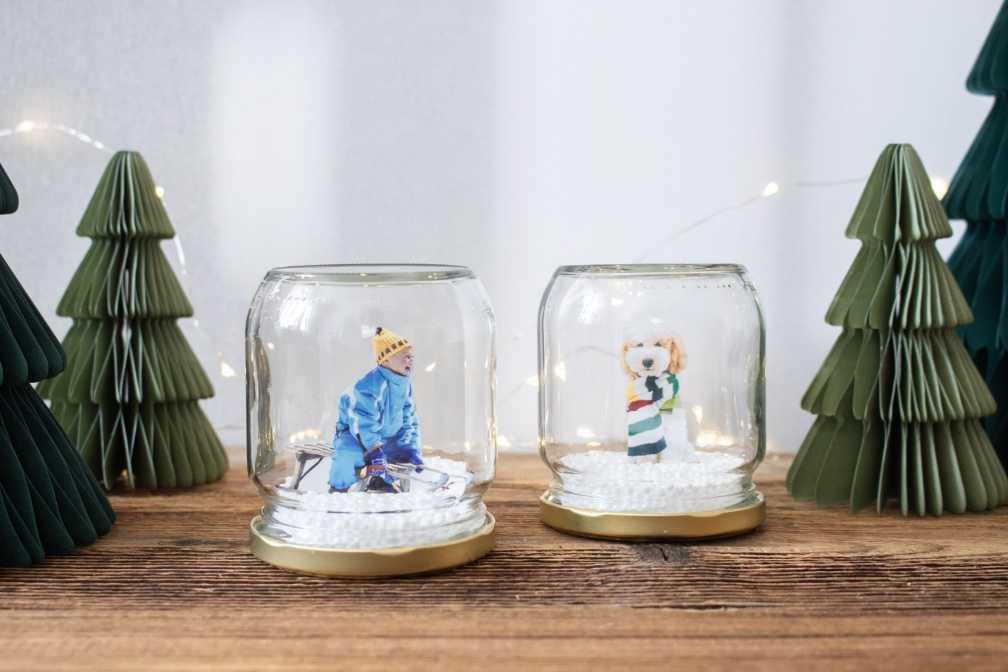 Bastelanleitung: Schneekugeln mit eigenen Fotos Bastelanleitung: Schneekugeln mit eigenen Fotos